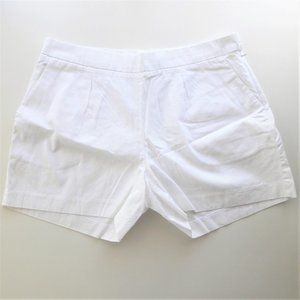 NWOT: H&M linen-look shorts, white, high rise